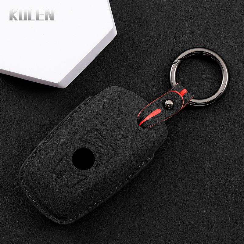 Leather Car Remote Key Case Cover Shell Fob For Bmw F20 F30 G20 F31 F34 F10 G30 F11 X3 F25 X4 I3 M3 M4 1 3 5 Series Accessories