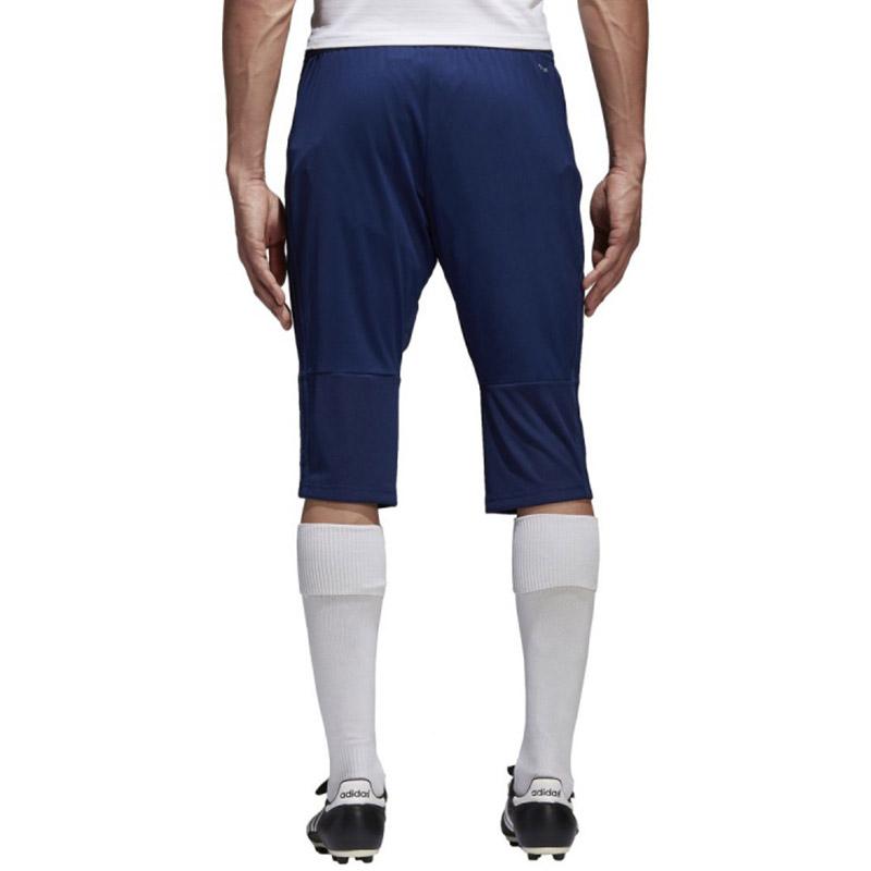 Adidas Soccer Training Running Three-Quarter Pants Men Bottoms Blue CV8240