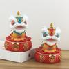 National Trend Lion Dance Ornament - Cute Car & Desktop Decoration, Tea Table Spinner Gift