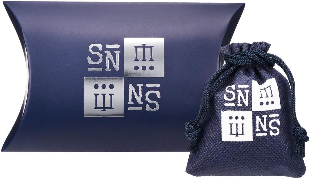 Dr. Monroe Leather Cord Reversible Pendant in Sterling Silver with Black/Blue Topaz Cubic Zirconia, FC-229-SV-BK-BLCZ