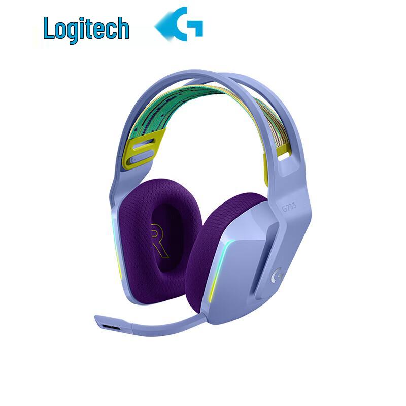 Logitech G733 RGB 7.1 Surround Sound Wireless Gaming Headset