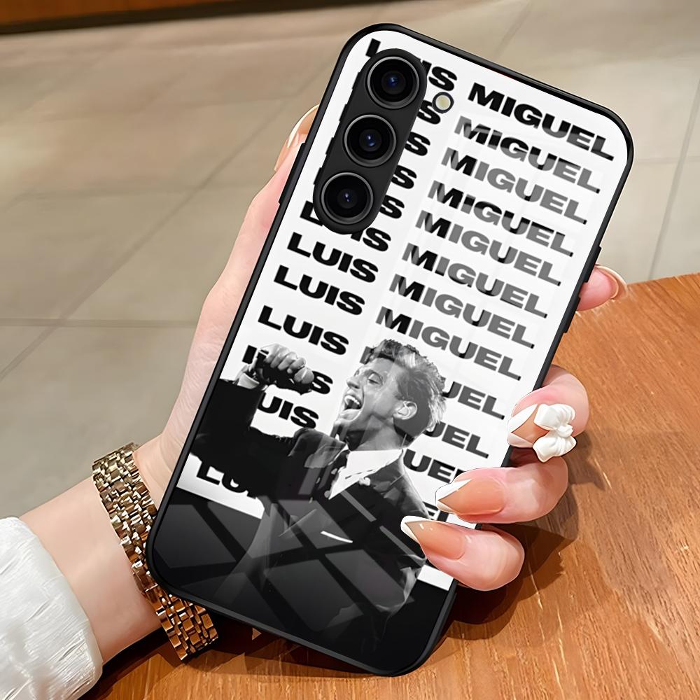 L-Luis M-Miguel 20 ANos Romanc Phone Case For Samsung S26 S25 Edge Ultra S23 S22 S21 S20 Ultra Plus S24 Fe A54 A53 A25 Glass Co