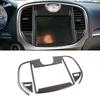 For Chrysler 300 300C 2011 2012 2013 2014 Soft Carbon Fiber Car Interior Center Console Screen Panel Air Vent Outlet Frame Trim