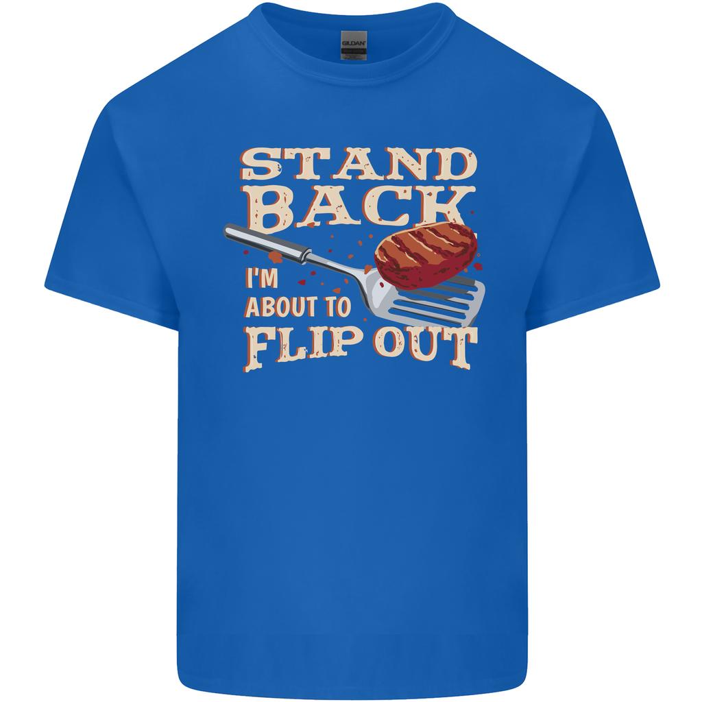 Flip Out Funny Bbq Grill Unisexs Light Cotton Tshirt