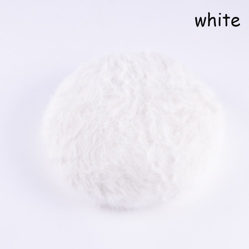 Plush Beret Hat Cute Knitted Cap Korean Version Cold Cap Autumn Winter