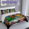 3pcs Italian Brainrot characters2 pattern bedding set duvet cover set includes duvet cover &pillowcases, perfect all season bedroom decoration & gift