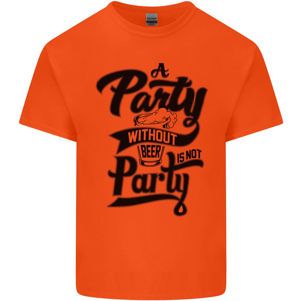 A Party Without Beer Alcohol Funny Beer Gin Unisexs Light Cotton TShirt