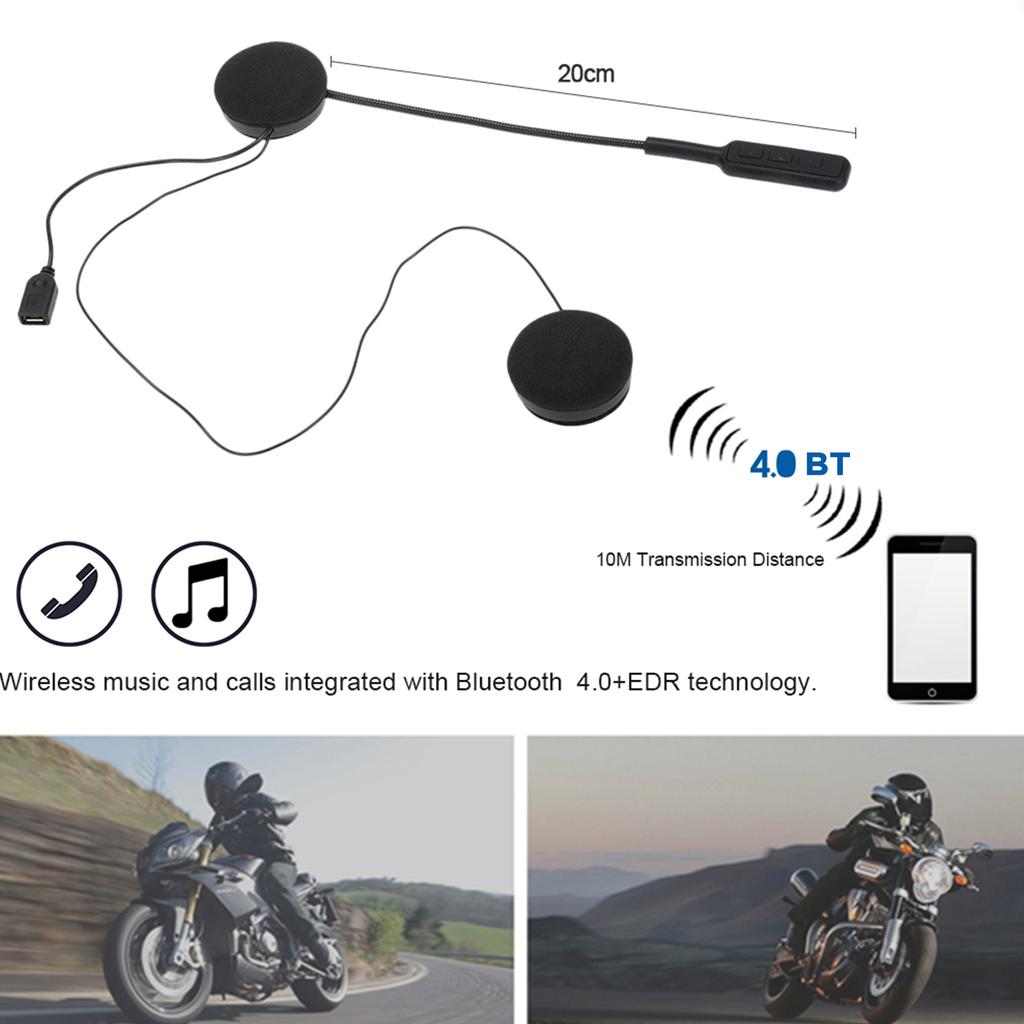 Motorcycle Motorbike Helmet Bluetooth Headsets Wireless Headphones Bluetooth 5.0 Dual Stereo