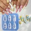 3D Summer Beach Ocean Charms Nail Silicone Mold Dolphin Shell Conch Starfish Coconut Tree Flower Templates Mold Nails Mold Tools