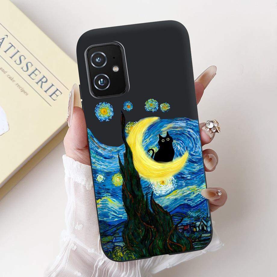 Per Custodia ASUS ZENFONE 8 ZS590KS Astronauta Drago Animali Cartoni Animati Stile Cool Silicone Morbido Copertura Nera per Telefono Per ASUS ZS590KS Borsa