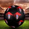 SIZE 5 Bologna FC Soccer Ball Colorful All Ages Machine Stitched PVC Competition Ready Durable High-Bounce