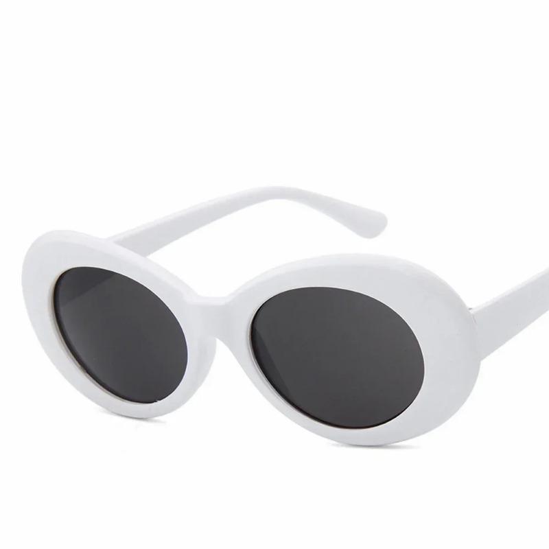 Occhiali da Goggle Occhiali da Sole Ovali Donna Trendy Caldi Vintage Retrò Occhiali da Vista Donna Bianco Nero Occhiali UV400 Occhiali cm