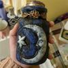 M-Modern-Retro Decorative Bottles, Retro Decorative Ornaments, Celestial Decor Moon,Apothecary Jar Potion Bottle