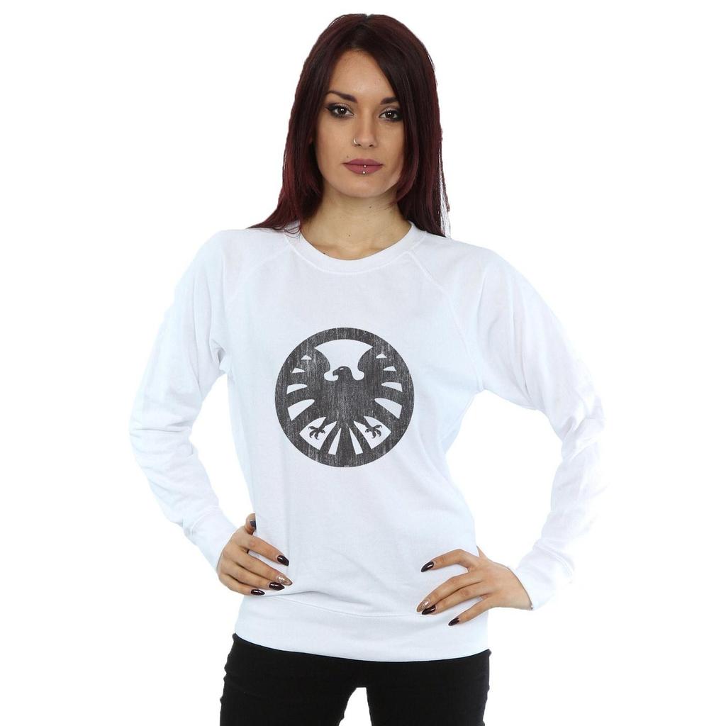 Marvel Womens/Ladies Agents Of SHIELD Distressed Logo Sweatshirt
