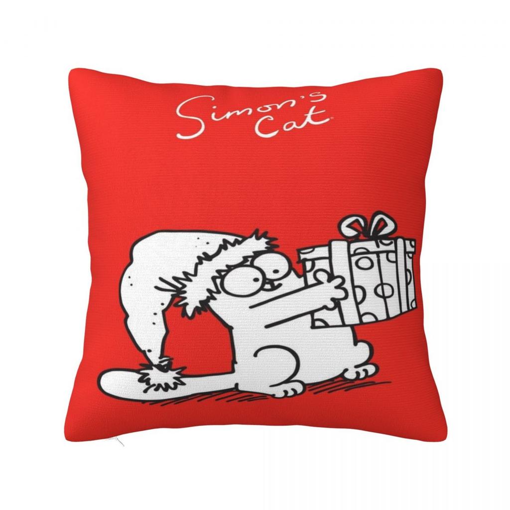 Home Decoration Simons Cartoon Cat Cats Pillowcases Stuff Pillow Covers Zippered Multi-Size