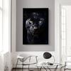Animal Canvas Poster Black Panther and Printmaking Wall Art Canvas Painting Modern Living Room Home Decoration Painting Picture No Frame