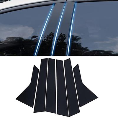 6pcs/set Car Pillar Posts for Nissan Qashqai J10 2008-2013 Door Window Trim Stickers Decoration Accessories