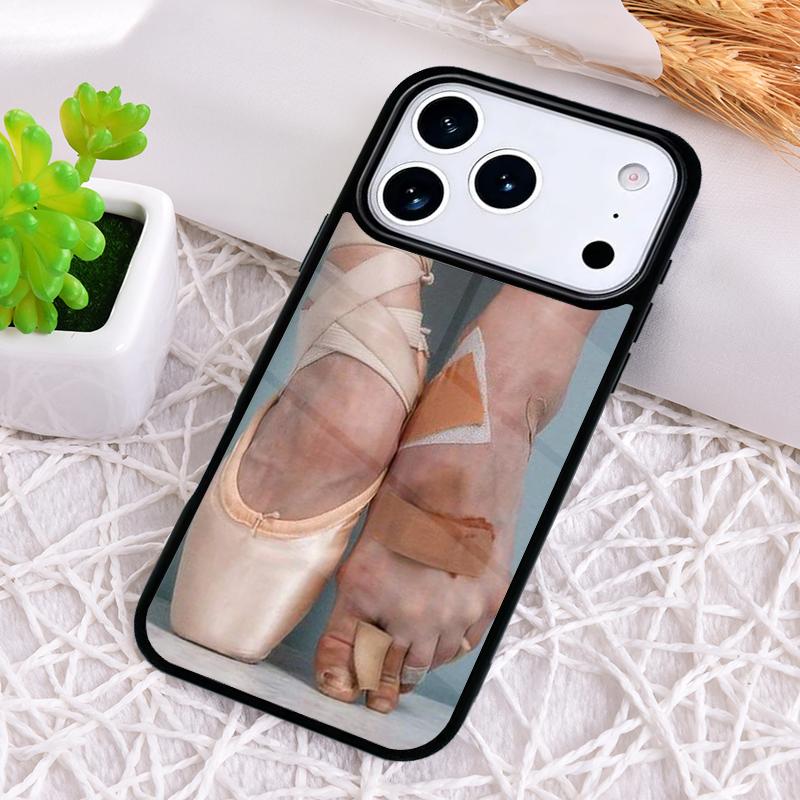 Ballet Shoe Phone Case for iPhone 17 Air 16 15 11 12 14 13 Pro Max Shockproof Cover