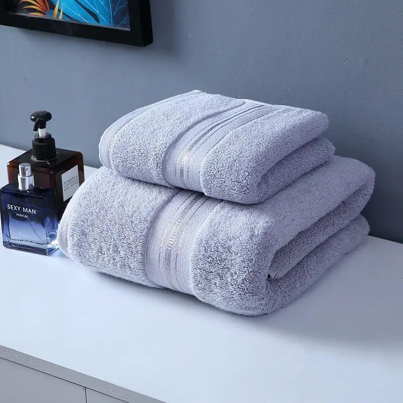 Pure Cotton 32-strand Gold Silk Towel Set Business Towel Embroidery Thickened Face Towel
