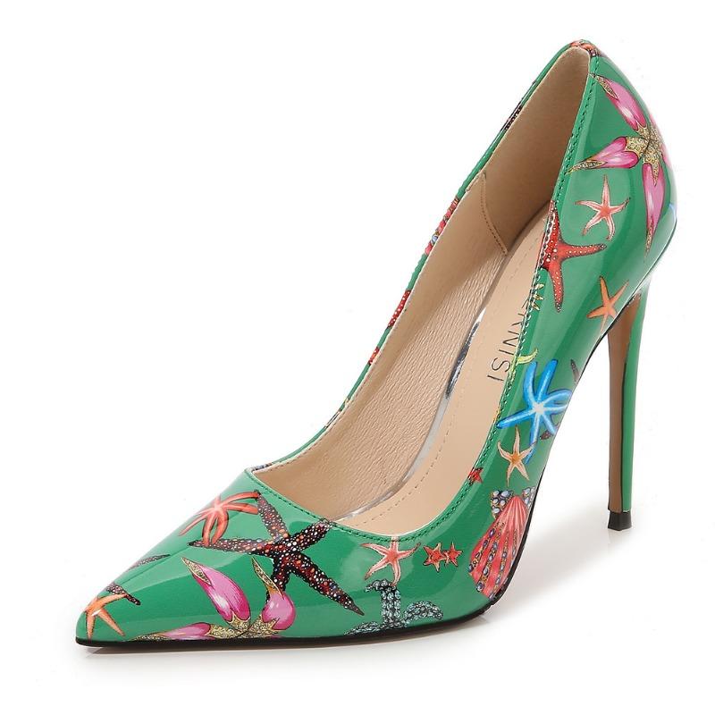 Fashion Pointed Girl Banquet Nightclub Sexy Fashion Stiletto High Heels Large Size Women's Single Shoes