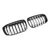 2PCS Gloss Black Front Kidney Grille Grill Fit BMW X1 F48 F49 2016-2018