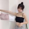 Ice Silk Spaghetti Strap Wire-Free Bandeau Vest for Women