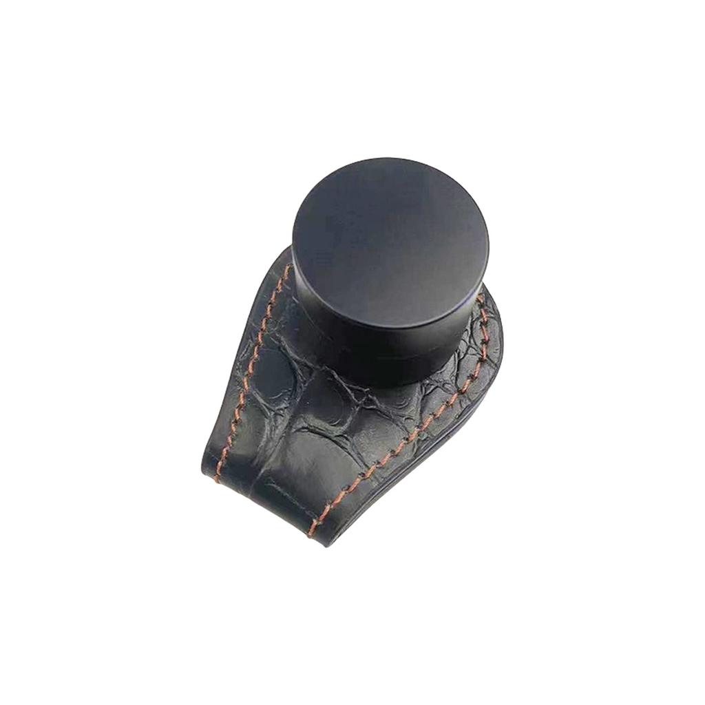 Portable Chalk Holder with Belt Clip Magnetic Billiard Chalk Holder Leather Chalk Bag for Snooker and Pool Player