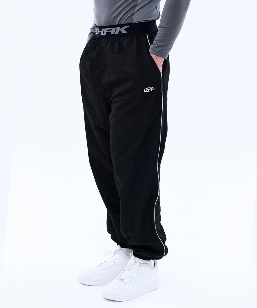 Mihag Signature Band Nylon Jogger Pants (Black)