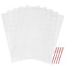  5 Pcs Plastic Mesh Canvas Sheets Needlepoint Canvas with Weaving Needle Eye Mesh for Embroidery Crafts Crochet Project
