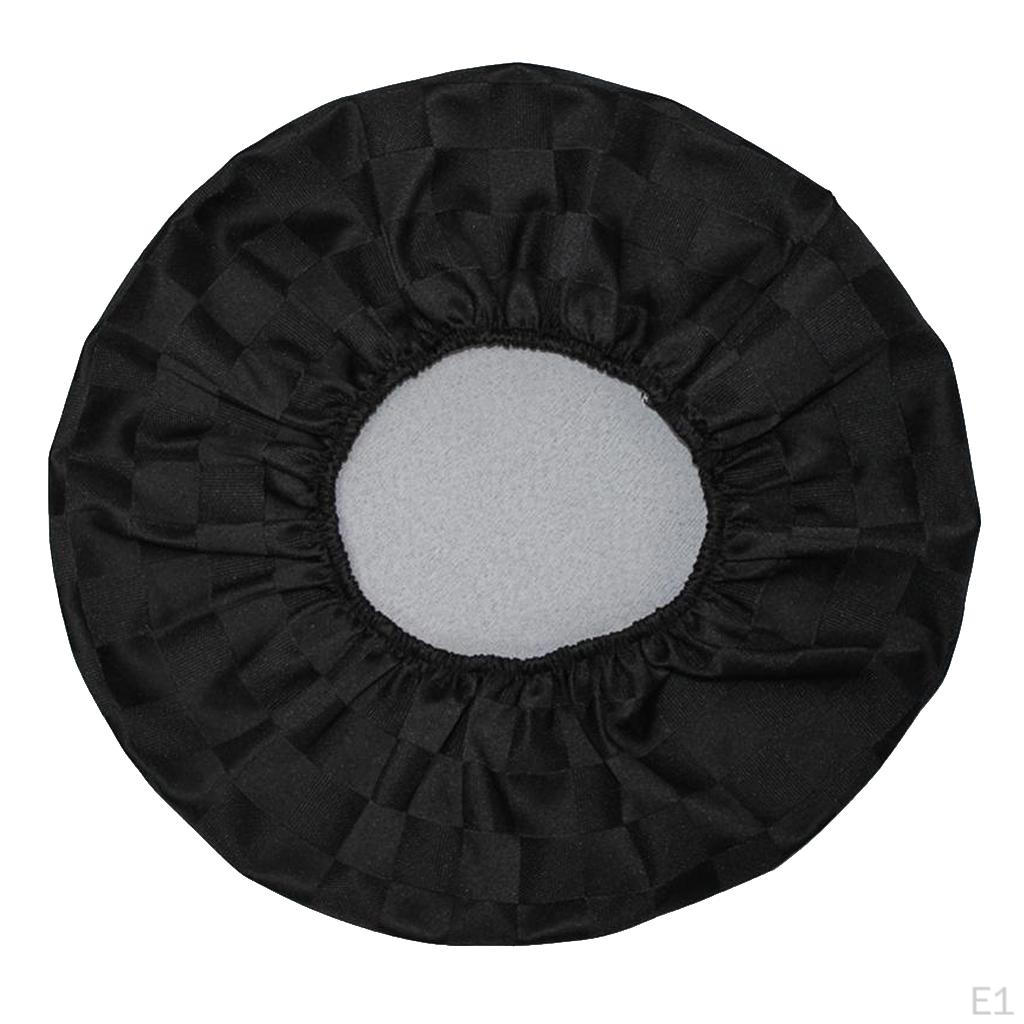 Lattice Pattern Bar Stool Cover Round Cushion Slipcover for Kitchen Coffe Shop