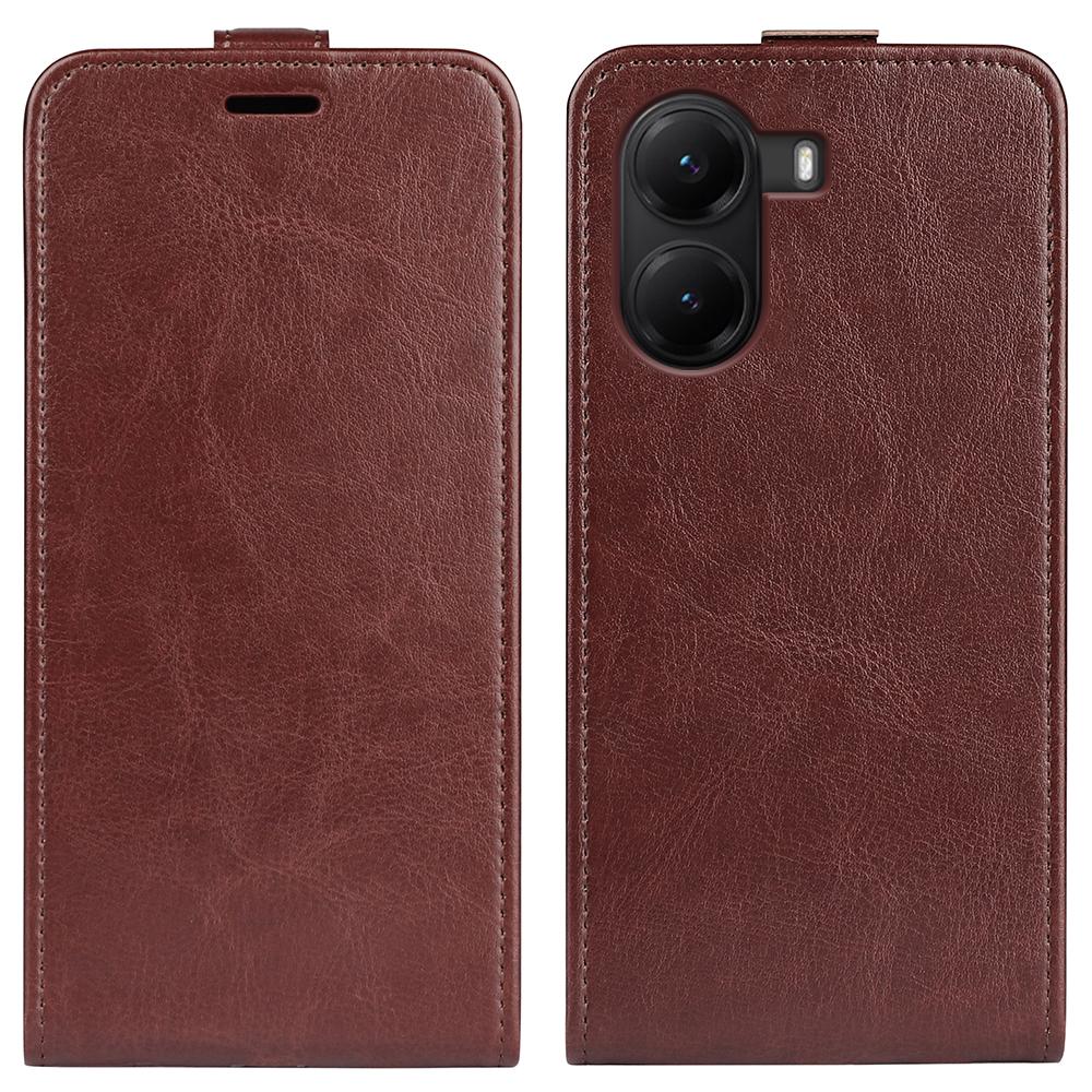 For Xiaomi Poco X7 Pro 5G Case with Card Slots Vertical Flip Leather Phone Cover