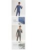 Men's and Women's Skin-Friendly Thermal Underwear Suit - Pure Cotton, Solid Color, Thin Design, Antibacterial, Large Sizes, Autumn/Winter Wear