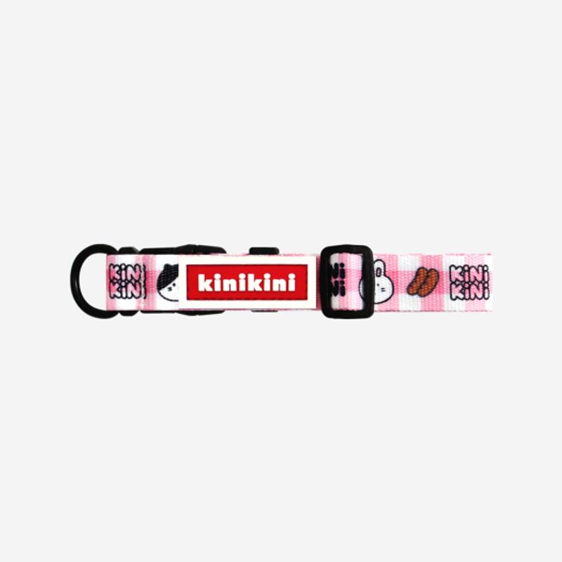 KINIKINI BRUNCH CHECK COLLAR-PINK (Necklace)