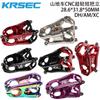 KRSEC K50 CNC Aluminium Fahrradvorbau Mountain XC Trail 31,8 mm Klemmung 50 mm Länge Leichtgewicht
