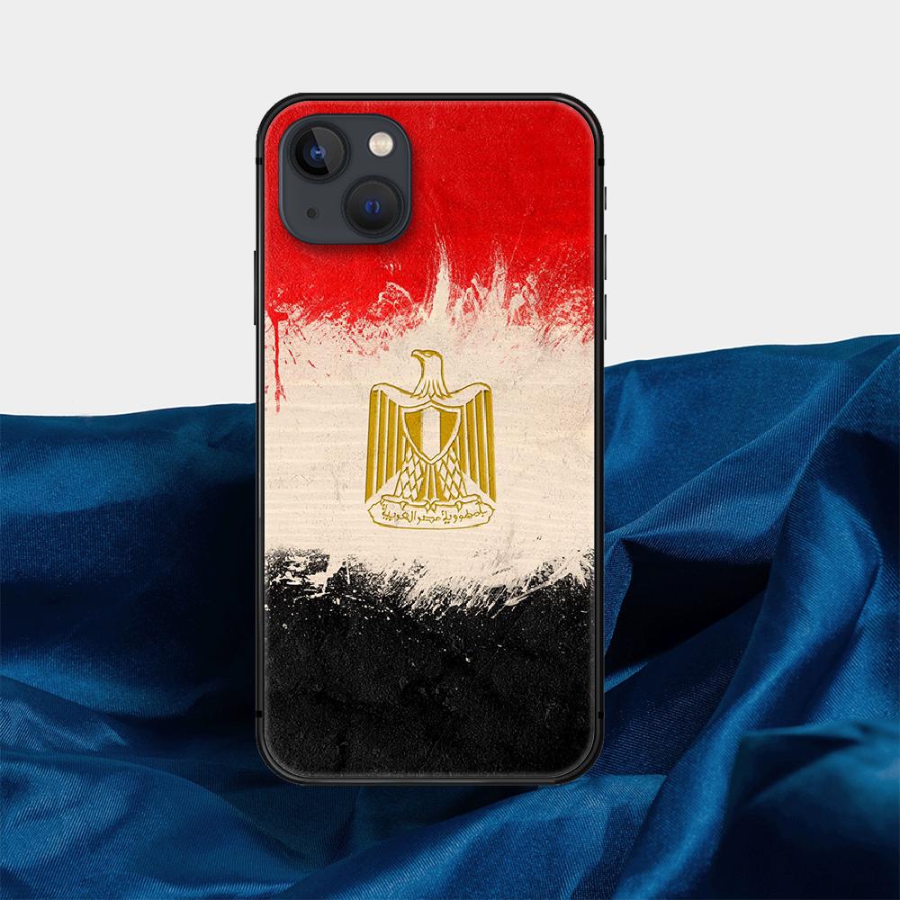 Egypt Flag Phone Case For iPhone Samsung Galaxy Redmi Xiaomi Oppo OnePlus Note S A 7 8 9 10 11 12 13 14 20 21 22 23 53 54 Pro Max Plus Ultra TPU Soft
