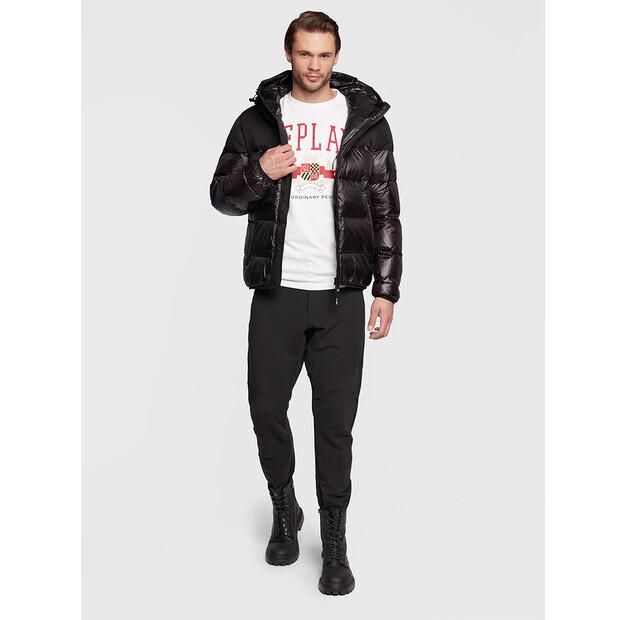 Winter Jacket REPLAY 8183A.000.84174, Black, Standard Fit