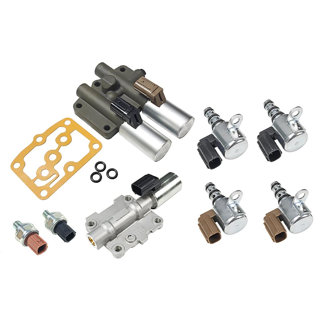 9Pcs For Acura CL Car Transmission Solenoid Kit 8250-P6H-024 28600-RKE-004 Replacement For Honda Accord Odyssey Auto Accessories
