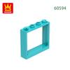 54Pcs/lot 60594 Window Frame 1x4x3 Constructing Bricks Moc Accessories Fits with Construction Bricks DIY Youngsters Play kits