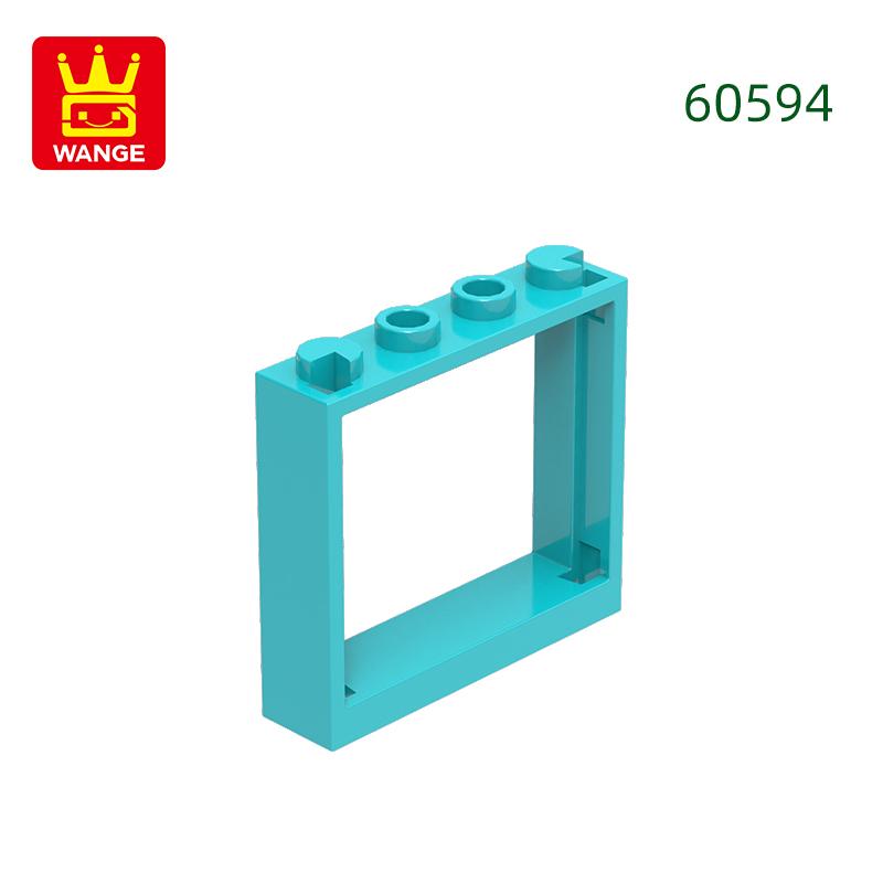 54Pcs/lot 60594 Window Frame 1x4x3 Constructing Bricks Moc Accessories Fits with Construction Bricks DIY Youngsters Play kits