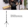 Adjustable Wig Stand Tripod Lightweight Portable Aluminum Alloy Mannequin Head Stand for Hairdressing Training