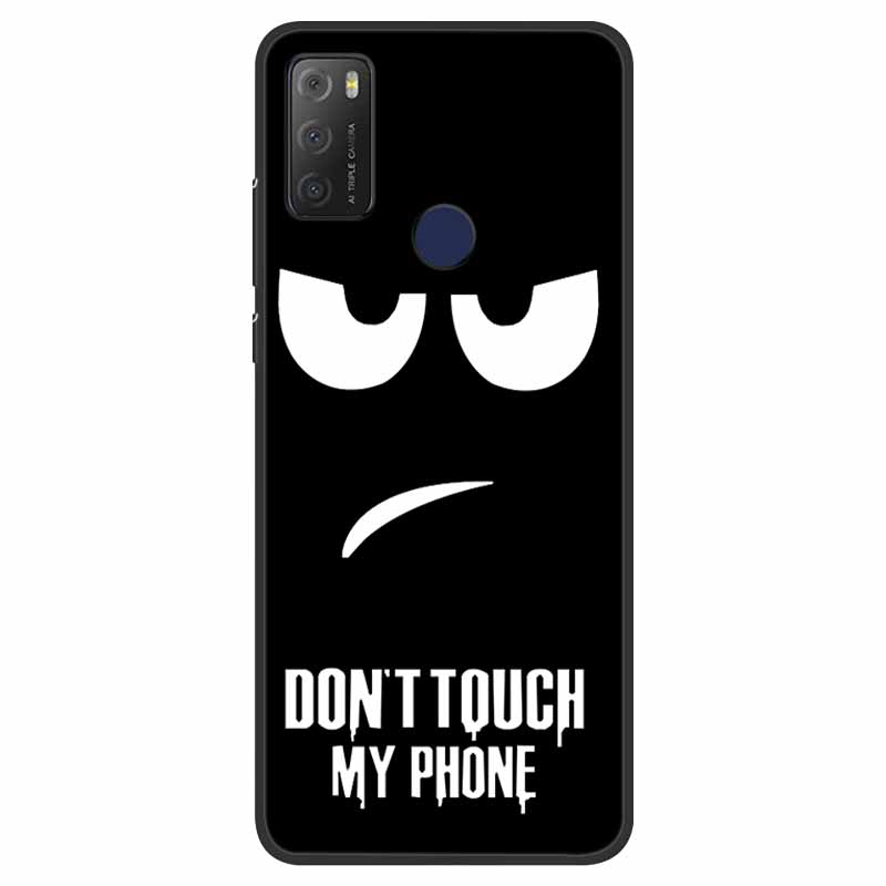 For TCL 20Y Case Shockproof Silicone Soft Phone Back Cover For TCL 20E 6125F Case TPU Bumper Coque For TCL20Y TCL20E 20 Y Funda
