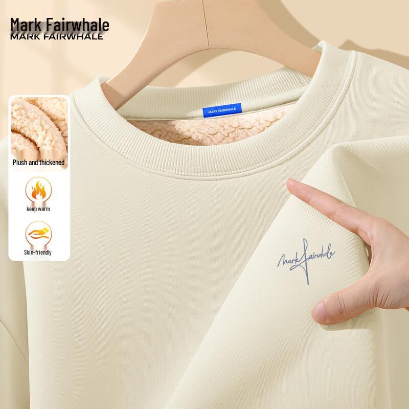 Mark Fairwhale Men's Fleece-Lined Round Neck Sweatshirt