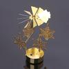 Candlestick Rotatings Spinnings Carousel Light Holders Home Dinner Wedding Bar Party Decorations