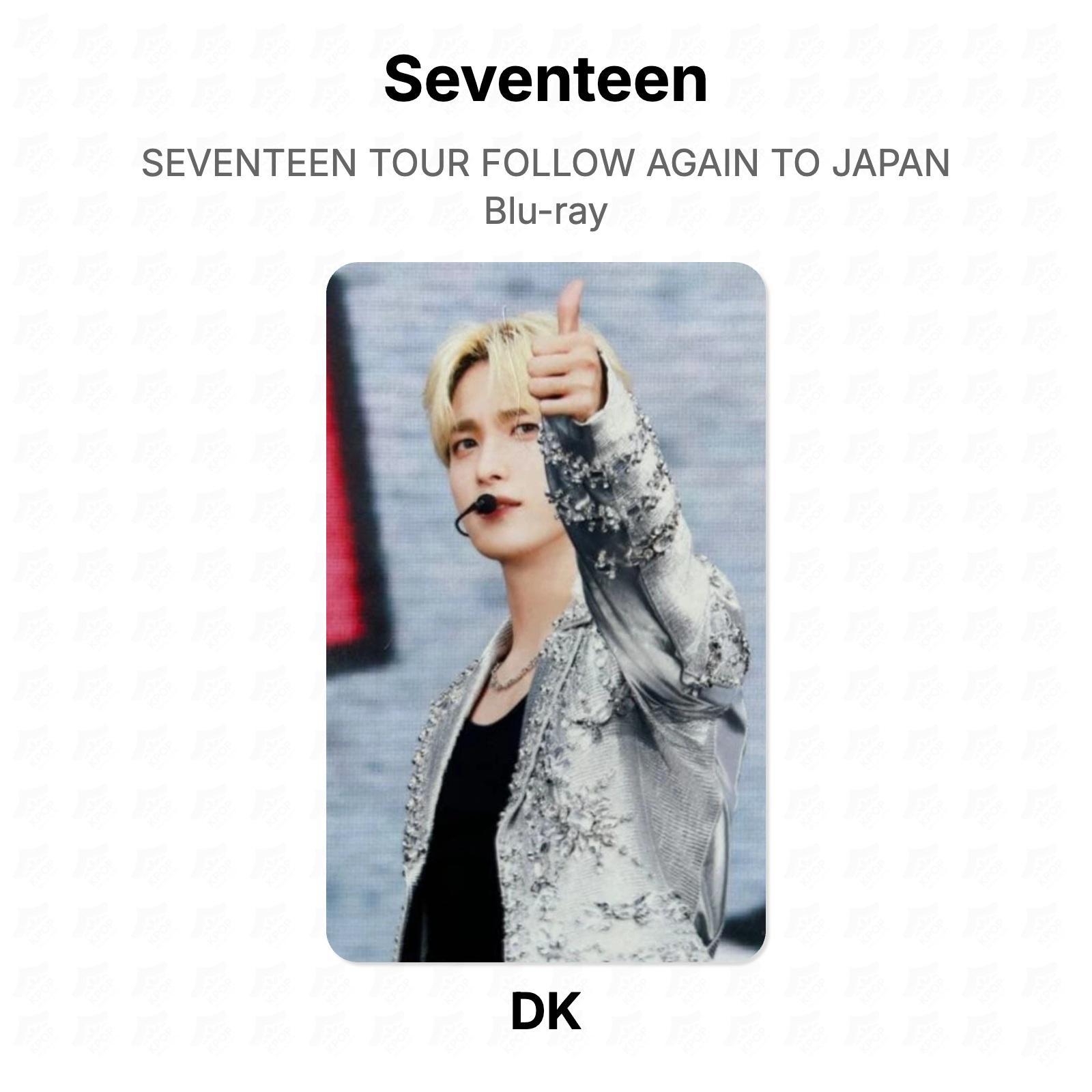 Seventeen TOUR FOLLOW AGAIN TO JAPAN Blu-ray Official Photocard DK