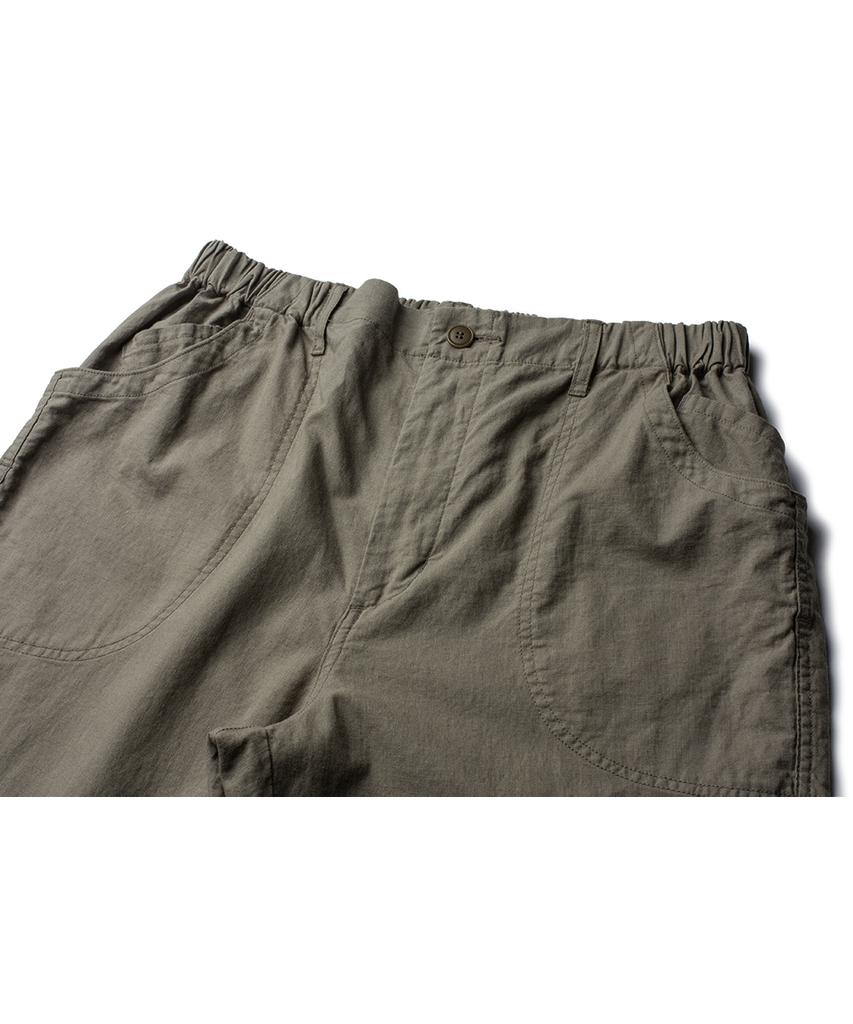 Deoleseukyu Linen Cotton Domingo Pants [Vintage Khaki]