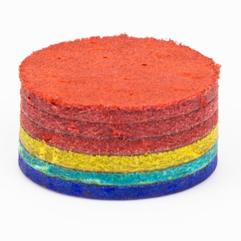 

High Elasticities Multiple Layer Pigskin Billiard Tip Durability Billiard Tip for Professional Control and Stable Shot 1