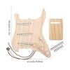 Prewired-Loaded Pickguard Guard Cover Maple Double Coils Pickups Scratch Plate Strat Guitar Parts Music Equipment Accessories