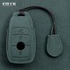Car Remote Key Case Cover Shell For Mercedes Benz A C E S G Class Glc Cle Cla Glb Gls W177 W205 W213 W222 X167 Amg Leather Fob