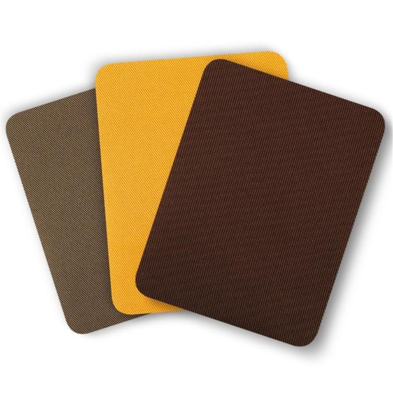 Köperstoff Ellbogen- und Knie-Reparaturflicken mit aufbügelbarer Rückseite Reparatur-Applikation zur einfachen Anbringung auf Hemd und Jeans