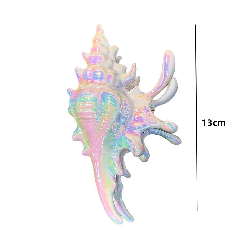 Gotické sponky do vlasů ve tvaru mušle pro párty, sponky do vlasů pro úpravu vlasů pro ženy, oceánský styl, žraločí klipy, svatební ozdoba hlavy, párty šperky, dárek
